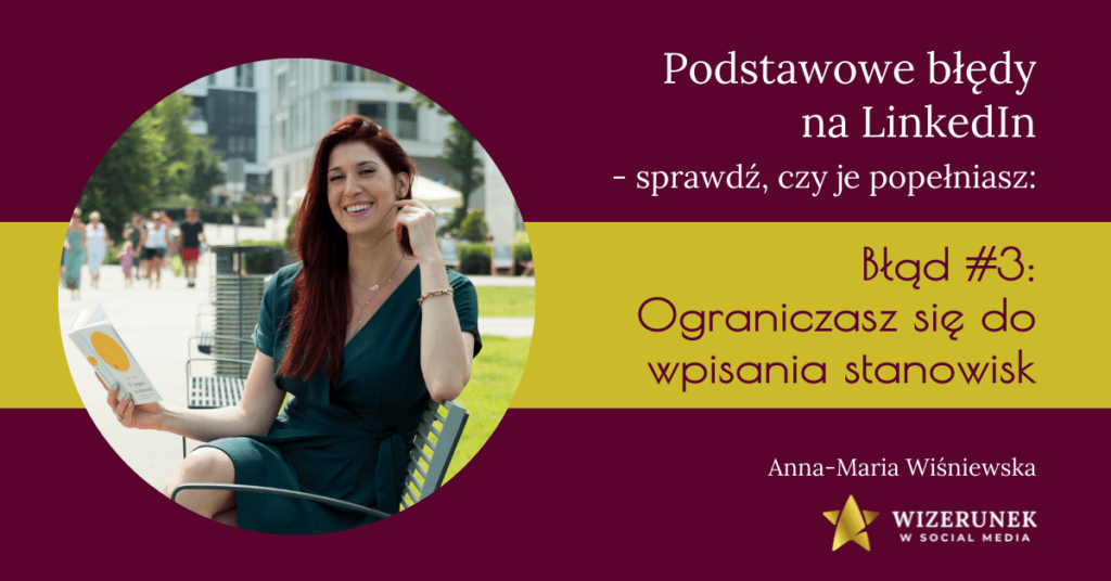 Ograniczasz się do wpisania stanowisk Anna Maria Wisniuewska