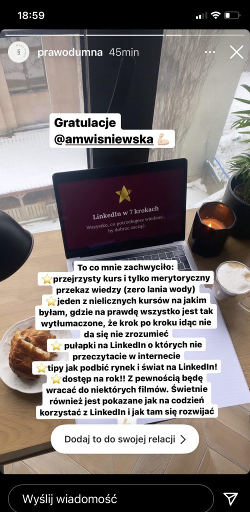 Kurs online: LinkedIn w 7 krokach: Poznaj i zarabiaj! 10