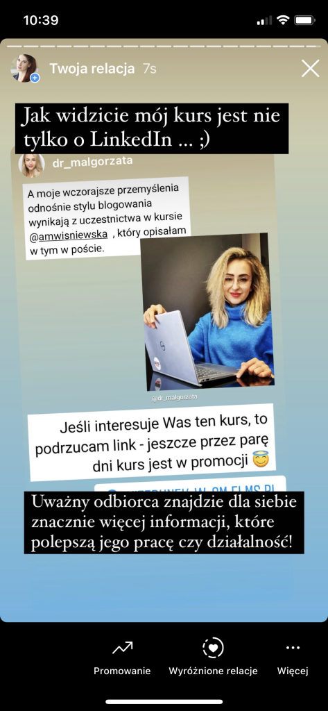 Kurs online: LinkedIn w 7 krokach: Poznaj i zarabiaj! 11