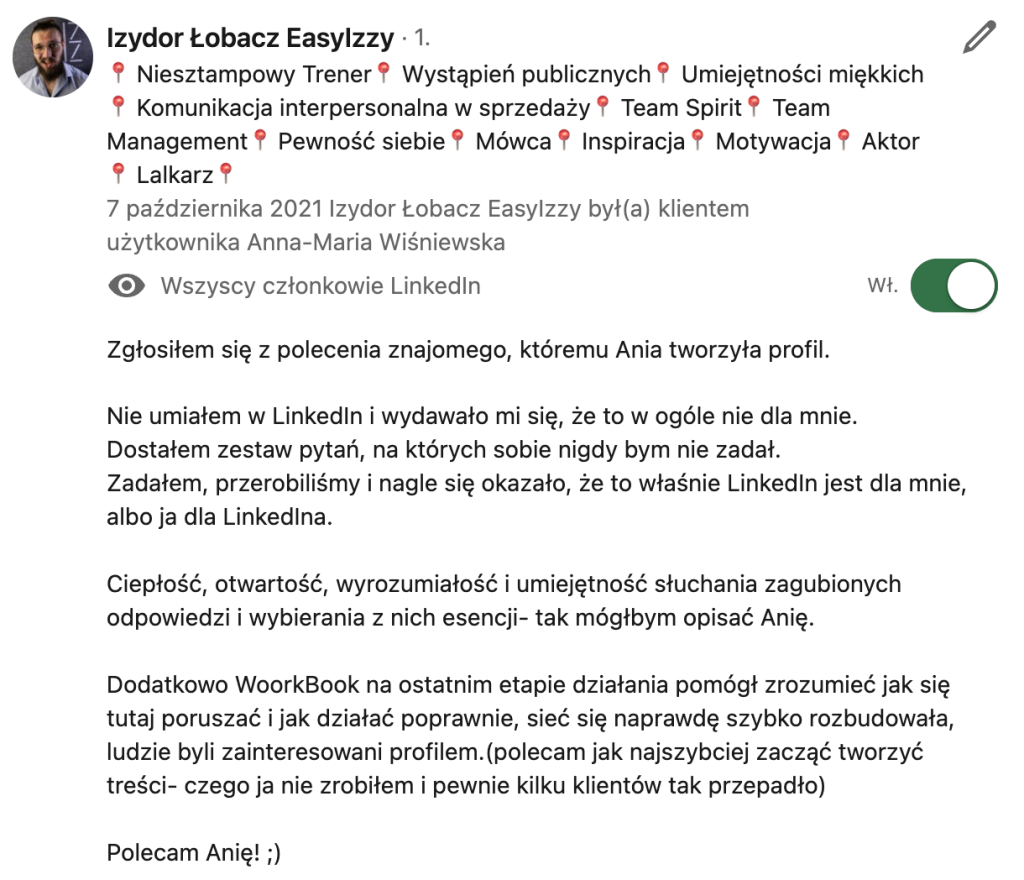 Kurs online: LinkedIn w 7 krokach: Poznaj i zarabiaj! 6